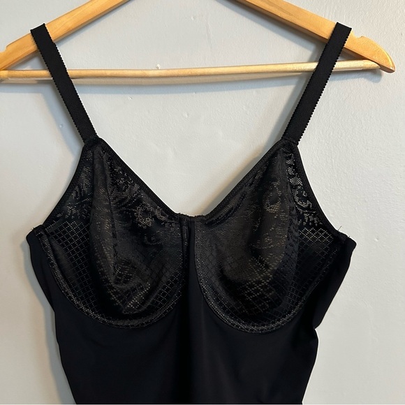 Wacoal Minimizer Bra Bodysuit, Size 40C, Black - Picture 3 of 12